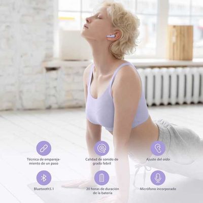 comprare Auricolare e microfono touch screen Auricolare e microfono con cancellazione del rumore ambientale ENC e batteria da 360mAh fabbricazione online