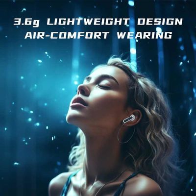 comprare Earphone e microfono Bluetooth tipo wireless Earphone e microfono con controllo tattile e cancellazione del rumore ambientale ENC fabbricazione online