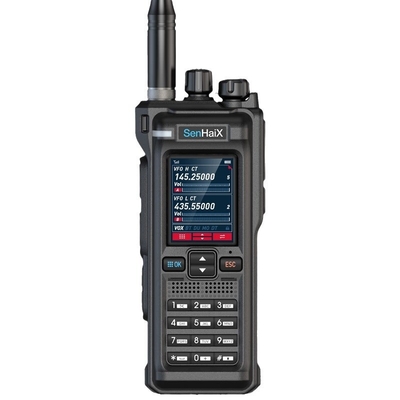 comprare SenHaix GT-12 Walkie Talkie 10W UHF VHF Long Range Bluetooth fabbricazione online