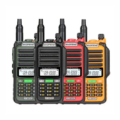comprare UV-98 PRO High Power Walkie Talkie with 5W Output 1500mAh Battery and IPX4 Water Resistance Portable Two Way Radio fabbricazione online