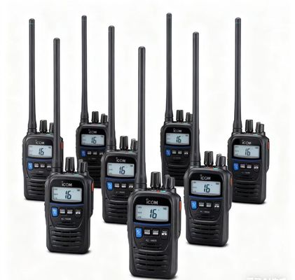 comprare Ricetrasmettitore VHF marino Icom IC-M85UL Walkie Talkie con 16 canali di memoria e temperatura di esercizio -20°C~+60°C per luoghi pericolosi fabbricazione online