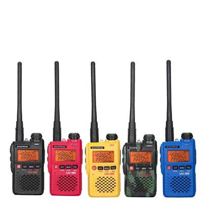 comprare Baofeng UV-3R Dual Band Walkie Talkie with 1-5KM Talk Range 16 Storage Channels and 8W Output Power fabbricazione online