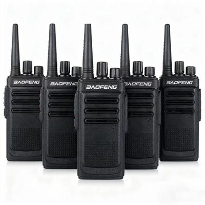 comprare Professional UHF Walkie Talkie Two Way Radio 5W Dual Band Portatile con 2 PC Nero Inglese QT/DQT fabbricazione online