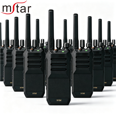 comprare X10D Handheld Commercial Wireless Digital-Analog Compatible DMR Walkie Talkie con potenza di uscita di 5W e resistenza all'acqua IPX5 per comunicazione a lunga distanza fabbricazione online