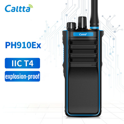 Radio digitale a due vie PH910EX nero portatile a prova di esplosione IP68 a prova d'acqua e di polvere walkie-talkie professionali