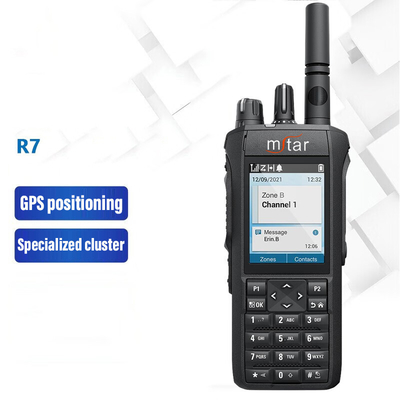 Radio digitale a due vie R7 Chiara e forte Chiama posizionamento GPS Gruppo specializzato
