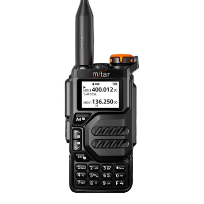 M-UV6 AM/FM Two Way Radio Walkie Talkie Multi Segment Intercom 200 canali Distanza di comunicazione lunga