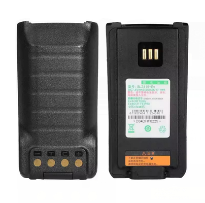 Batteria BL2415Ex Batteria ricaricabile radio a due vie Batteria a ioni di litio intrinsecamente sicura Batteria al litio a prova di esplosione