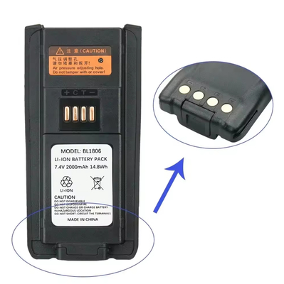 Batteria BL1806 BL2505 2000mAh Batteria PT580 PT580H PT580H Plus Walkie talkie ricaricabile