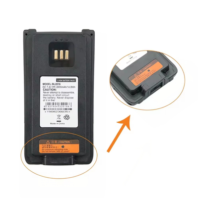 Batteria BL2016 Batteria di ricambio per PD985 PD985U Walkie Talkie Batteria radio bidirezionale