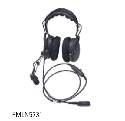Auricolare e microfono PMLN5731 Dual over-ear headset con pulsante inline push-to-talk