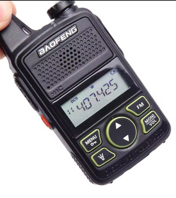 Bf-T1 2W 2km 5km Range USB ricaricabile Mini portabili Baofeng Walkie Talkie Per ristorante