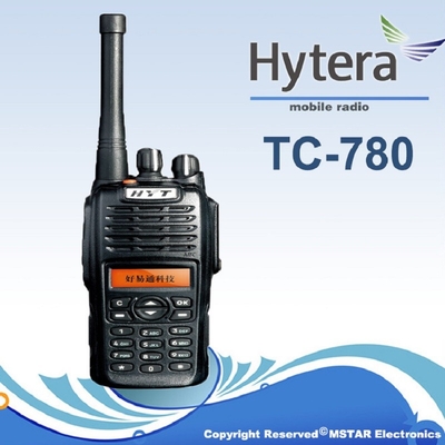 TC780 IP54 Garanzia di sicurezza Segnalazione completa Sviluppo secondario Walkie Talkie