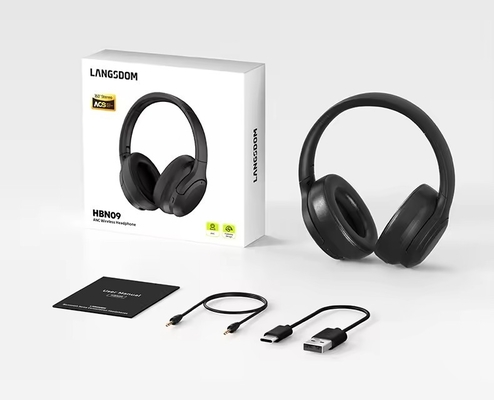 Nuove cuffie senza fili con cancellazione del rumore stereo cuffie pieghevoli cuffie senza fili per interni e esterni