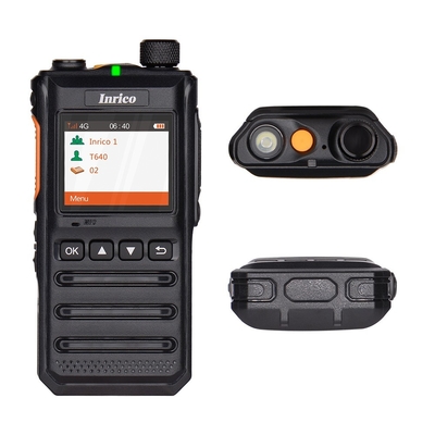 Inrico T640 POC Radio a lunga distanza a due vie Radio a alta potenza a due vie Rating IP54 Fotocamera anteriore 2MP per le esigenze del cliente