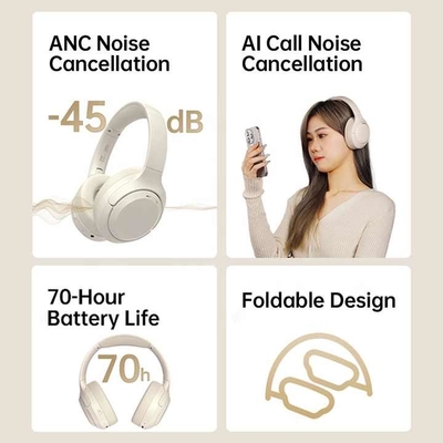 Best seller Rubinetto senza fili Cancellazione del rumore Auricolare Sport Auricolare stereo Pieghevole Bass profondo OEM Auricolari Bluetooth Auricolare