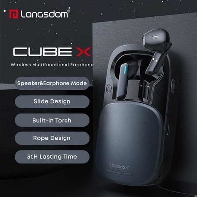 Langsdom Bluetooth Speaker Accessori per due vie Radio Wireless Tempo di ritardo di 41-50 ms Auricolari impermeabili Bluetooth con chipset JL
