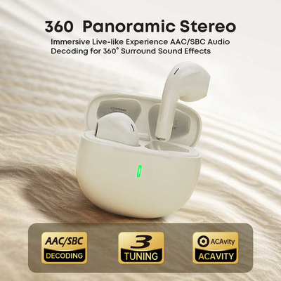 Auricolare e microfono Batteria di 250mAh Capacità auricolari Bluetooth Cancellazione del rumore Con Cancellazione del rumore E 1-2 ore di tempo di ricarica