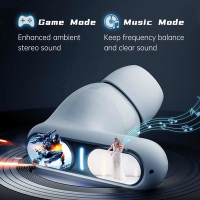 Auricolare e microfono 31-40ms ritardo del tempo Auricolare e microfono wireless con controllo tattile e cancellazione del rumore ENC