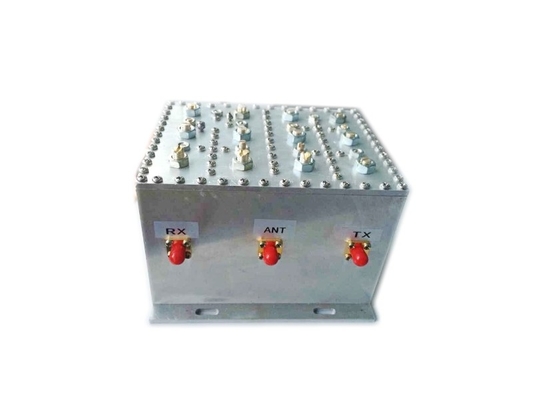 100W cavità a banda larga 400M Duplexer con perdita di inserimento di 1,5 fluttuazione di 0,9 e VSWR di 1,25 dal produttore