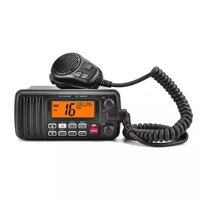 IC-M412 Ricetrasmettitore VHF marino impermeabile da 25W con portata 0-30KM e stazione mobile sommergibile IPX7