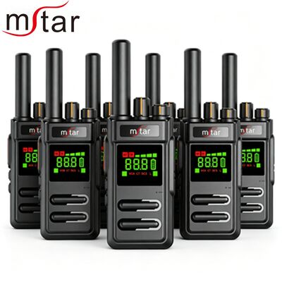 MSTAR DG-798 walkie-talkie professionale con trasmettitore wireless a 5000 km di autonomia e VOX Flashlight FM a una frequenza chiave